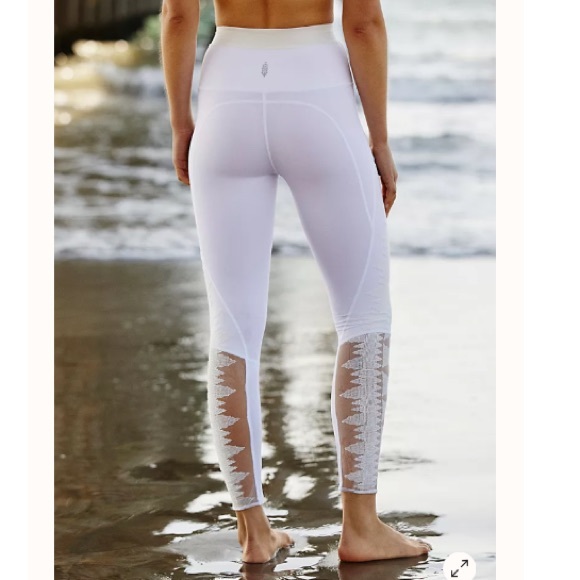 Free People Riptide High Rise Embroidered Leggings - Picture 5 of 11